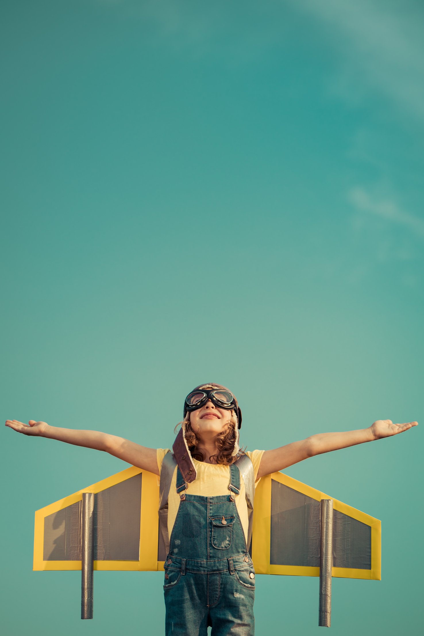 Kid Playing with Jet Pack